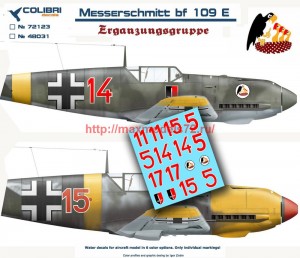 CD72123   Bf-109 E ErgGr.JG 77/ ErgJGr. Ost (thumb59133)
