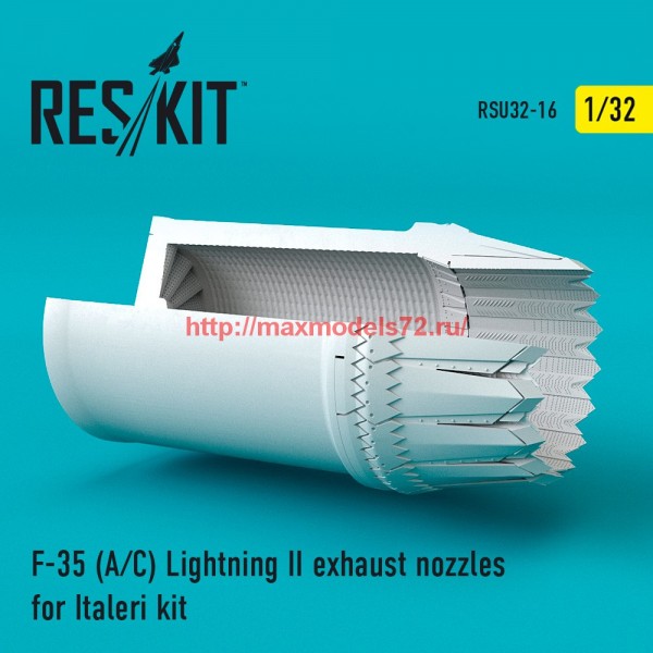 RSU32-0016   F-35 (A/С) Lightning II exhaust nozzles for Italeri Kit (thumb58164)