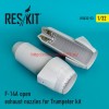 RSU32-0053   F-14A open exhaust nozzles for Trumpeter Kit (thumb58178)
