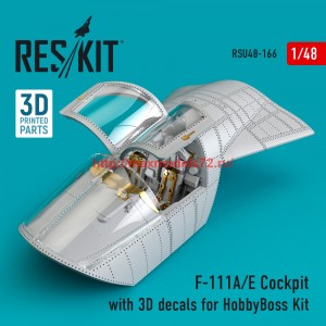 RSU48-0166   F-111A/E Cockpit with 3D decals for HobbyBoss Kit (thumb59537)
