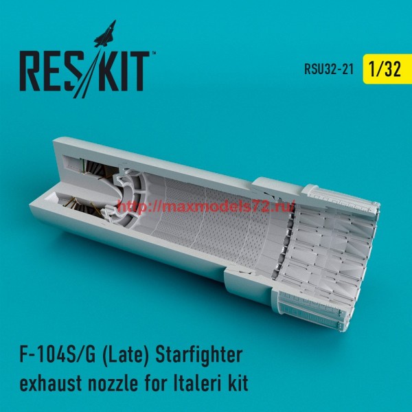 RSU32-021   F-104 Starfighter (S/G Late) exhaust nozzle for Italeri Kit (thumb59466)