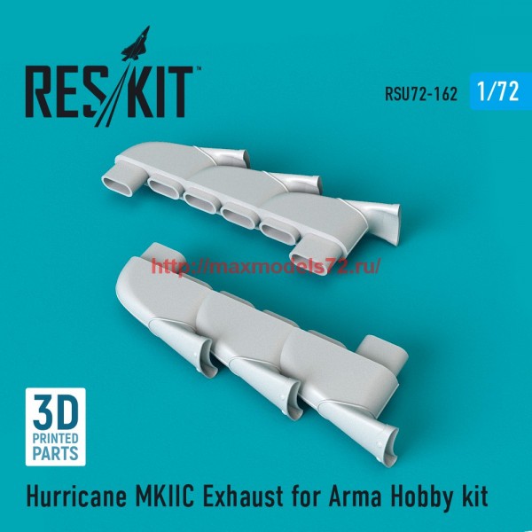 RSU72-0162   Hurricane MKIIC exhaust for Arma Hobby kit (thumb59305)
