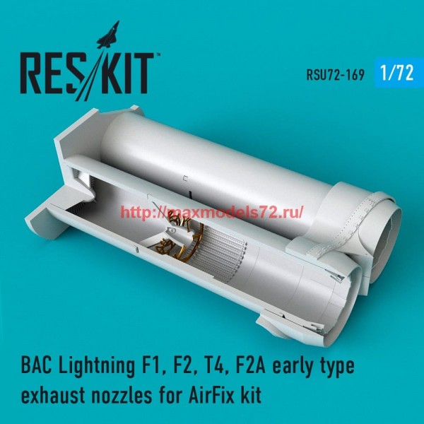 RSU72-0169   BAC Lightning F1, F2, T4, F2A exhaust nozzles early type for Airfix kit (thumb59313)