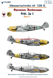 CD72131   Bf-109 E (Schl)/LG 2  (Operation Barbarossa) Part I (thumb60187)