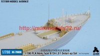 TetraSE-70039   1/700 PLA Navy Type 072A LST Detail-up Set (for Trumpeter) (attach2 61303)