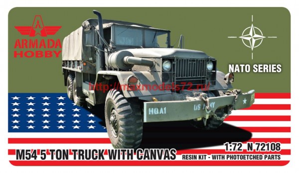 AMN72108   M54 5 ton TRUCK with CANVAS (thumb61422)