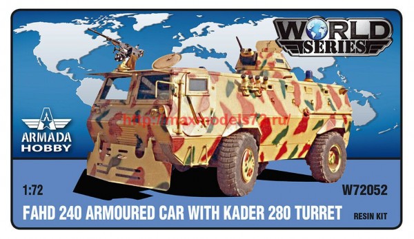 AMW72052   FAHD 240 ARMOURED CAR with KADER 280 TURRET (thumb61478)
