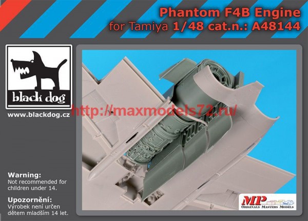 BDA48144   1/48 Phantom F4B engine (thumb62375)