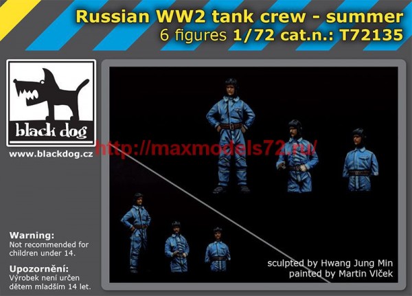 BDT72135   1/72 Russian WW II tank crew summer (thumb62268)