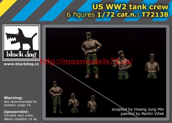 BDT72138   1/72 US WW II tank crew (thumb62280)