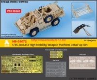 TetraME-35072   1/35 Jackal 2 High Mobility Weapon Platform Detail-up Set (for HobbyBoss) (thumb63612)