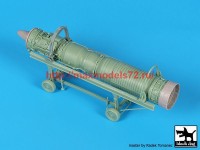 BDA48138   1/48 Mirage F1CT/CR engine+trolley (attach1 62348)