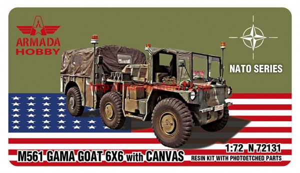 AMN72131   M561 GAMA GOAT 6X6 with CANVAS (thumb62922)