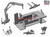 ASK72112 1/72 Конверсионный набор мастерской технического обслуживания и ремонта ВВТ мотострелкового (танкового) батальона МТО-УБ1 на шасси У-4320 (МТО-УБ2 на шасси К-5350) (attach10 72085)