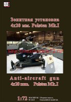 GR72Rk030   Зенитная установка 4х20 мм Polsten.  (металл) (thumb70843)