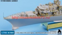 TetraSE-70041   1/700 HMS TYPE 23 Frigate — Monmouth [F235] Detail-up Set (for Trumpeter) (attach1 63622)
