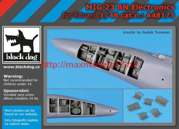 BDA48173   1/48 Mig 23 BN electronic (thumb67491)