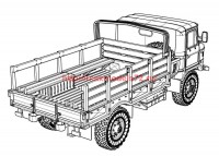 ACE72186   Soviet GAZ-66B Air portable 4×4 truck (attach7 71715)