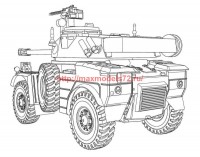 ACE72457   Eland-90 Light Armoured Car (4×4) (attach7 71728)