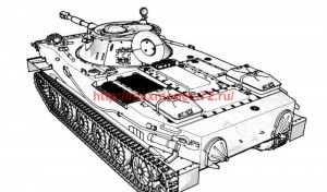 AMinA159   Легкий плавающий танк ПТ-76Б   Light amphibious tank PT-76B (attach3 67534)