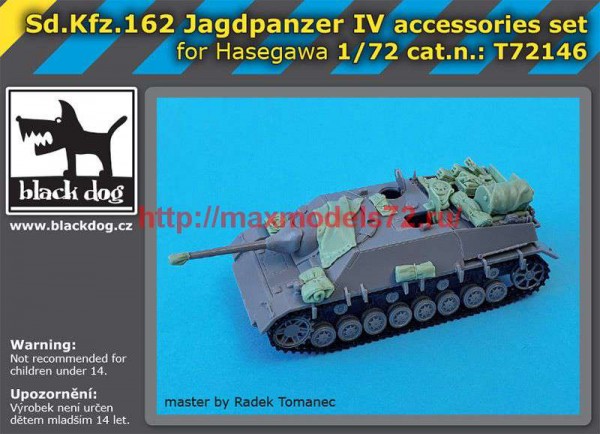 BDT72146   1/72 Sd.Kfz 162 Jagdpanzer IV accessories set (thumb67404)