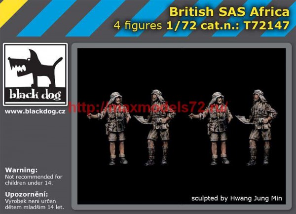 BDT72147   1/72 British SAS Africa (thumb67408)