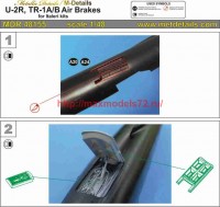 MDR48155   U-2R, TR-1A/B. Air brakes (Italeri) (attach3 66531)
