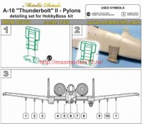 MDR48161   A-10 Thunderbolt II. Pylons (HobbyBoss) (attach3 66560)