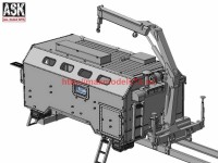ASK72112 1/72 Конверсионный набор мастерской технического обслуживания и ремонта ВВТ мотострелкового (танкового) батальона МТО-УБ1 на шасси У-4320 (МТО-УБ2 на шасси К-5350) (attach6 72085)