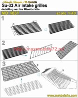 MD4851   Su-33. Air intake grilles (Kinetic) (attach2 66314)