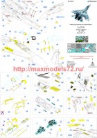 MD72015   Су-27УБ (Звезда) цветные приборные доски (attach2 65764)