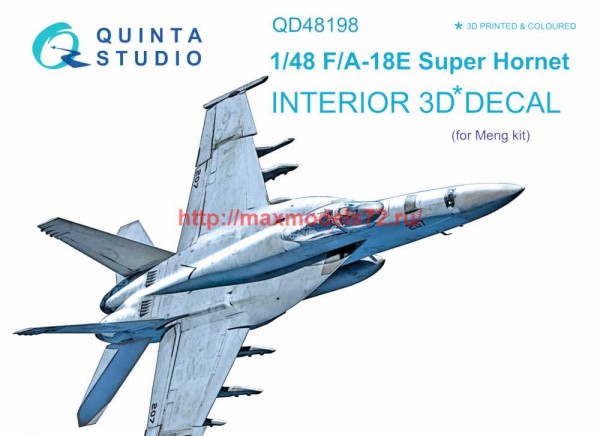 QD48198   3D Декаль интерьера кабины F/A-18E (Meng) (thumb69475)