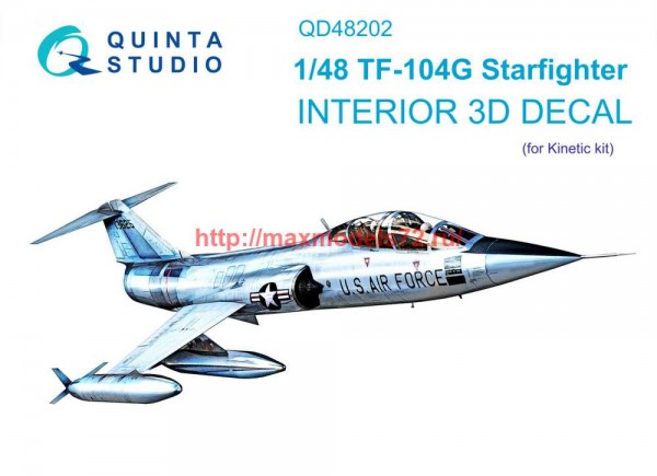 QD48202   3D Декаль интерьера кабины TF-104G (Kinetic) (thumb69495)