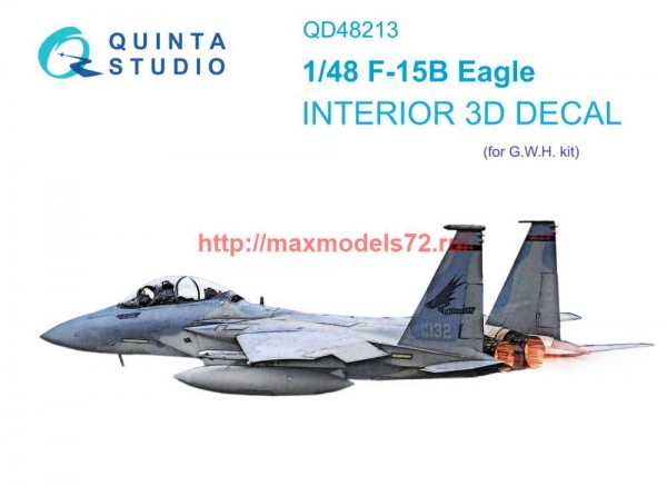 QD48213   3D Декаль интерьера кабины F-15B (GWH) (thumb69545)
