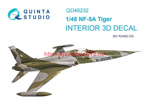 QD48232   3D Декаль интерьера кабины NF-5A (Kinetic) (thumb69630)