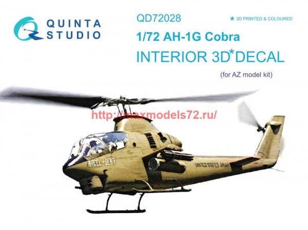 QD72028   3D Декаль интерьера кабины Ah-1G (AZ models) (thumb68362)