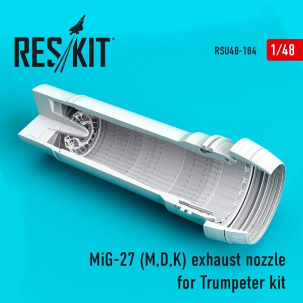 RSU48-0184   MiG-27 (M,D,K) exhaust nozzle for Trumpeter kit  (1/48) (thumb67090)
