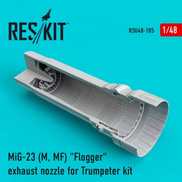 RSU48-0185   MiG-23 (M, MF) "Flogger" exhaust nozzle for Trumpeter kit (1/48) (thumb67093)