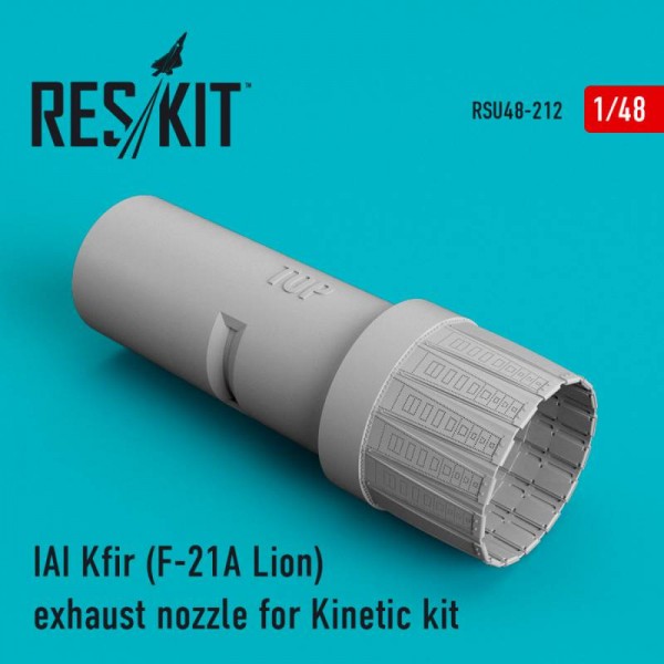 RSU48-0212   IAI Kfir (F-21A Lion) exhaust nozzle for Kinetic kit (1/48) (thumb67117)