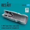 RSU72-0187   F-100 "Super Sabre" open early exhaust nozzle for Trumpeter kit (1/72) (thumb67304)