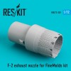 RSU72-0201   F-2 exhaust nozzle for FineMolds kit (1/72) (thumb67324)