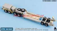 TetraME-72027   1/72 MAZ-537G intermediate type with MAZ/ChMZAP 5247G semi-trailer Detail-up Set (for Trumpeter) (attach9 74261)