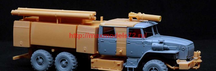 ASK72210   1/72 Конверсионный набор аэродромного пожарного автомобиля  АА-8,0-55/60(4320) (attach3 70415)