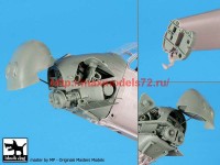 BDA48172   1/48 UH-5 Wessex engine +folding tail (attach1 67486)