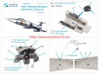 QD48151   3D Декаль интерьера кабины F-104S-ASA (Hasegawa) (attach3 69243)