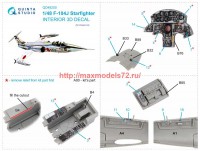 QD48200   3D Декаль интерьера кабины F-104J (Kinetic) (attach3 69485)