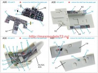 QD48211   3D Декаль интерьера кабины F-5E-3 Tiger II (AFV Club) (attach3 69535)