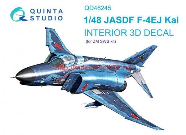 QD48245   3D Декаль интерьера кабины F-4EJ Kai (ZM SWS) (thumb69691)