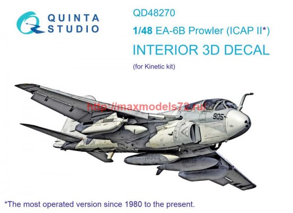 QD48270   3D Декаль интерьера кабины EA-6B Prowler (ICAP II) (Kinetic) (thumb69795)