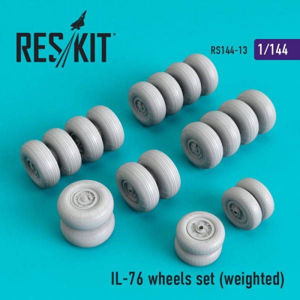 RS144-0013   IL-76 wheels set (weighted) (1/144) (thumb67336)